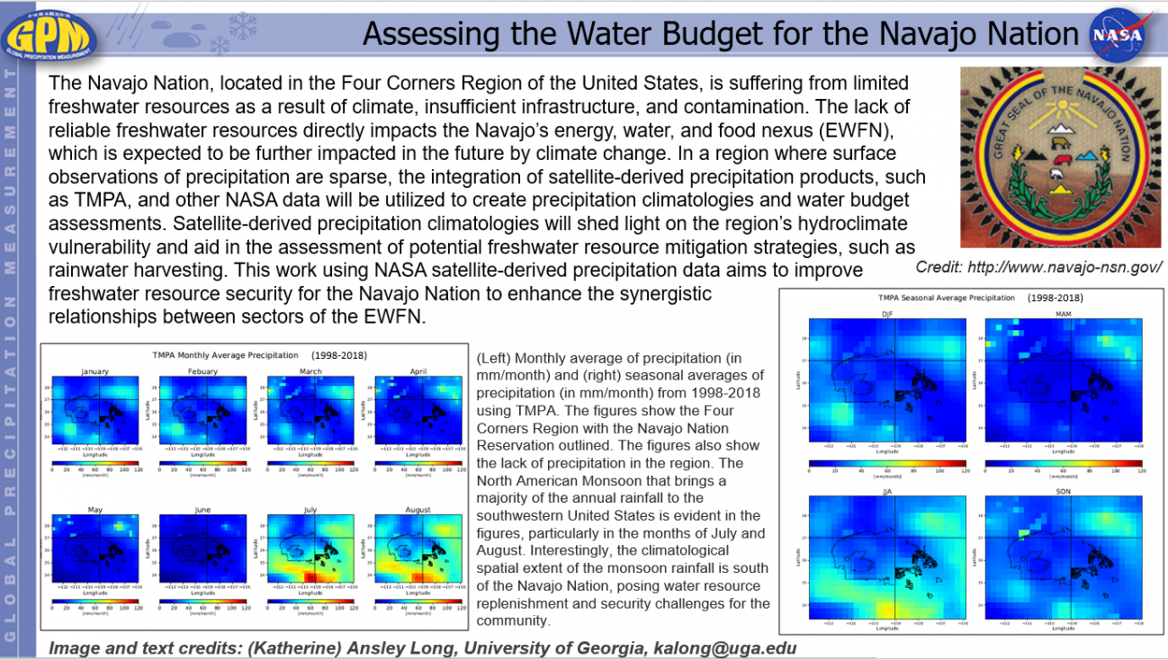Assessing the Water Budget for the Navajo Nation