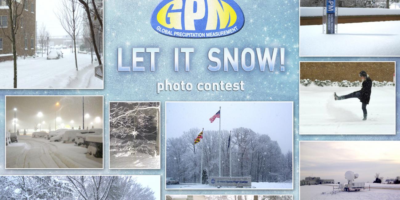 Let it snow contest banner