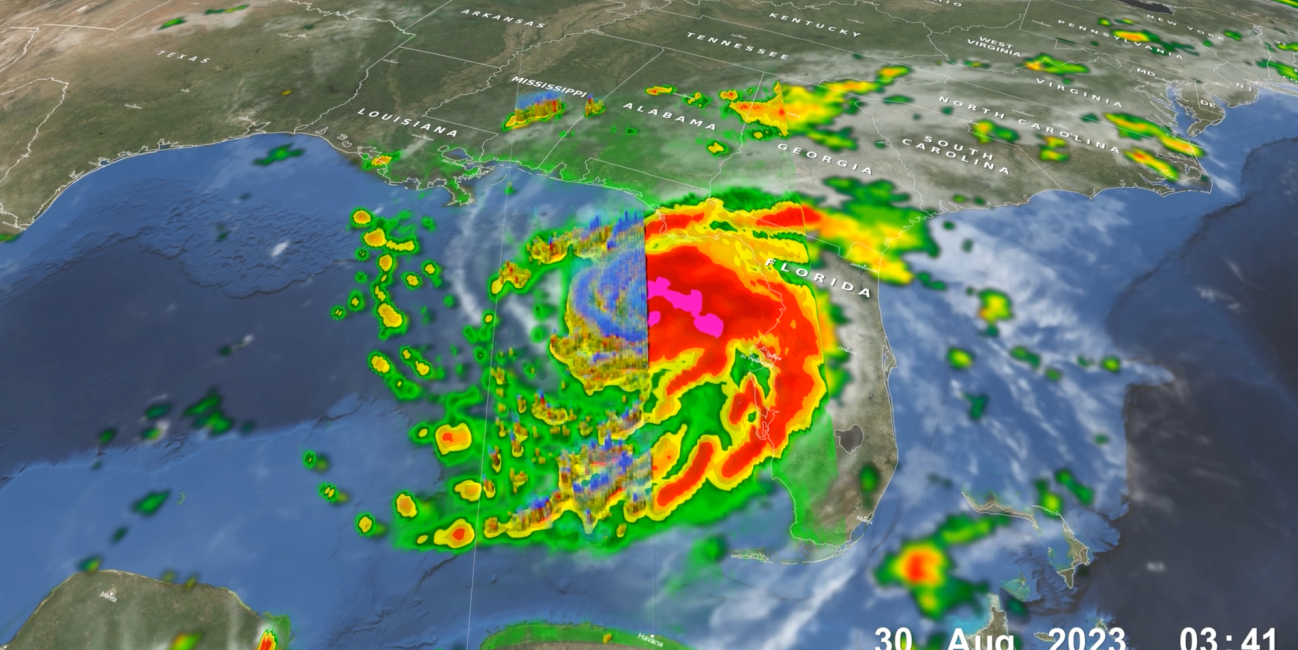 GPM Overpass of Hurricane Idalia