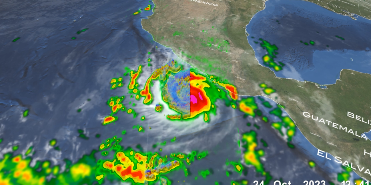 GPM Overpass of Hurricane Otis
