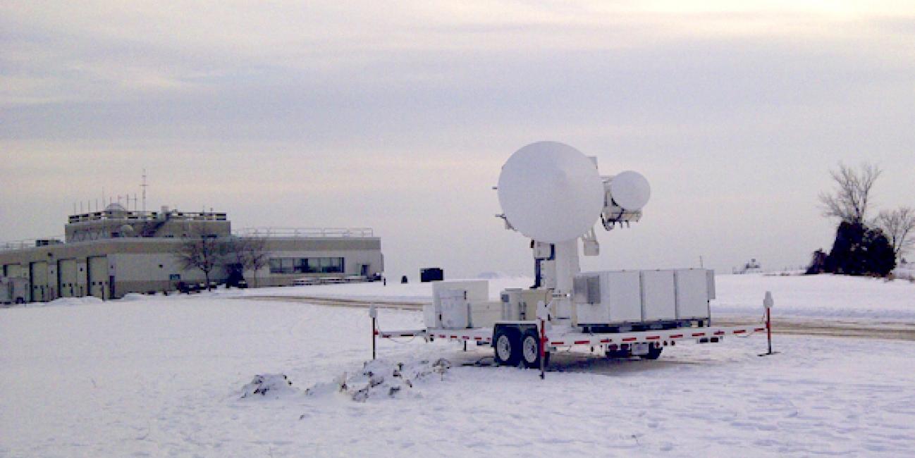 NASA's D3R radar at the GCPEx field campaign.