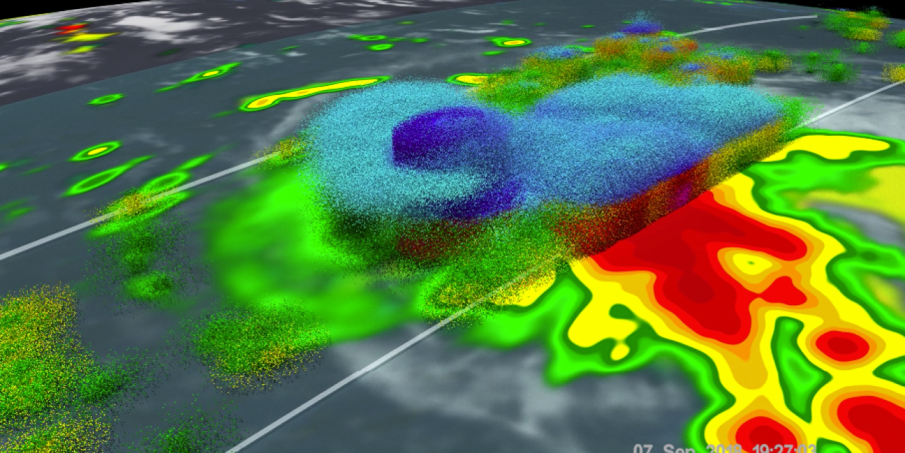 GPM Flies Over Tropical Cyclone Florence