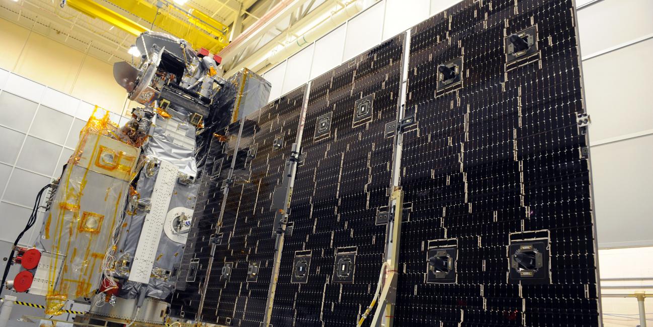 GPM Solar Array Deployment Test