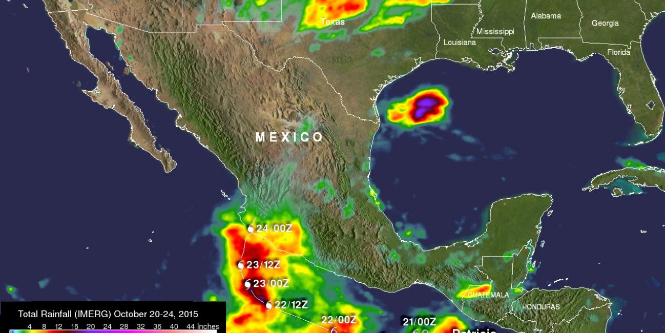 Hurricane Patricia Makes Landfall in Mexico