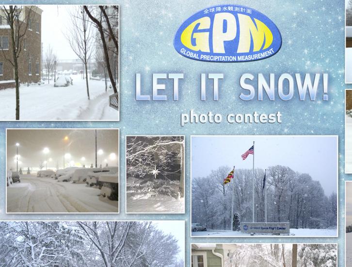 Let it snow contest banner