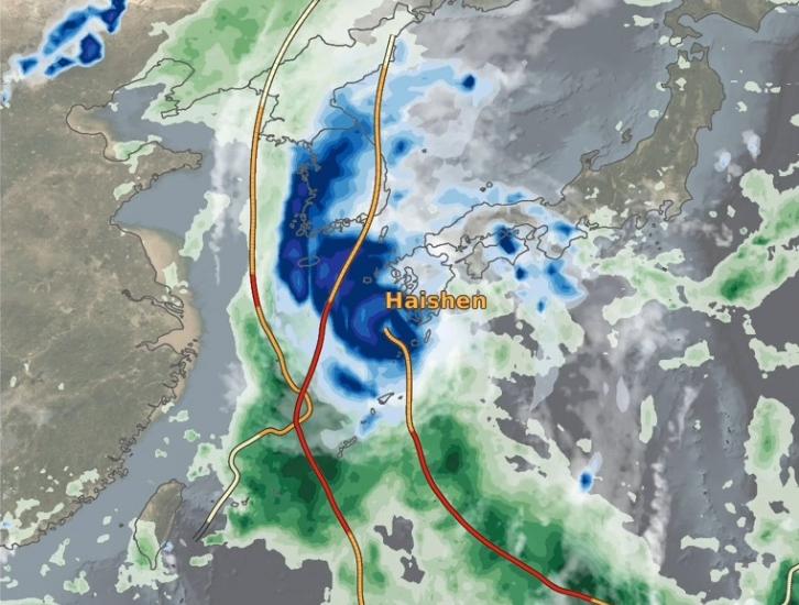 IMERG Rainfall from Typhoons Bavi, Maysak and Haishen