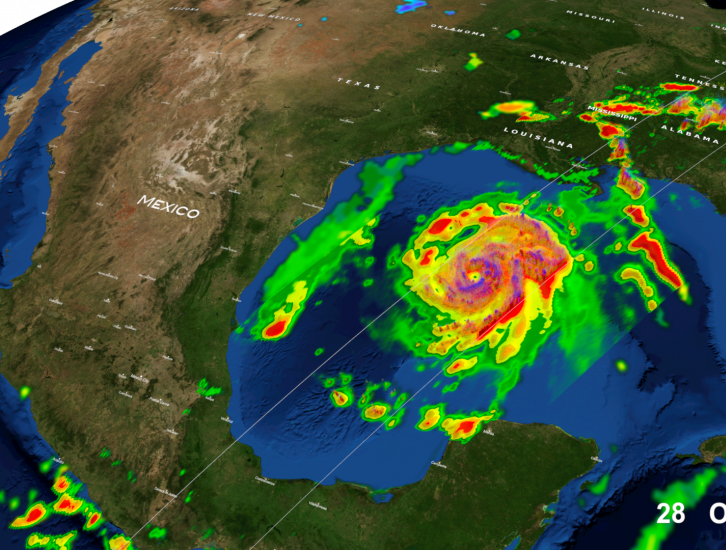 GPM Overpass of Hurricane Zeta on 10/28/20