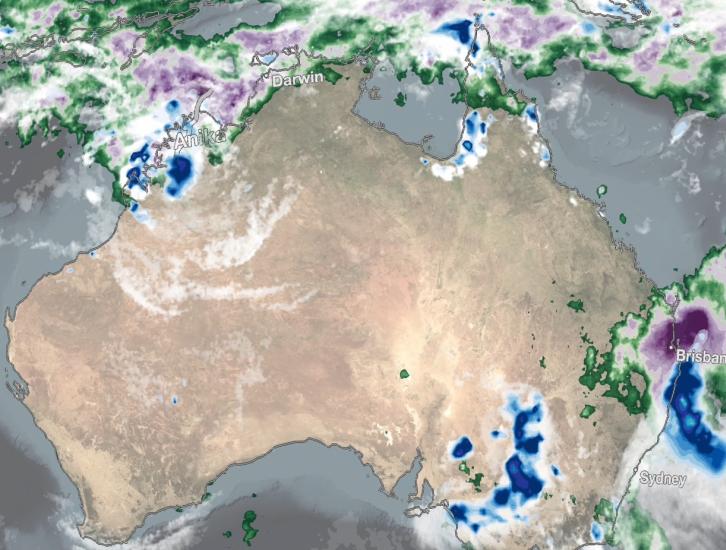 IMERG Rainfall Totals from Australian :"Rain Bomb" in March 2022