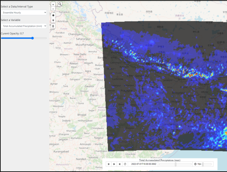 Screenshot of the High-Impact Weather Assessment Toolkit (HIWAT), 