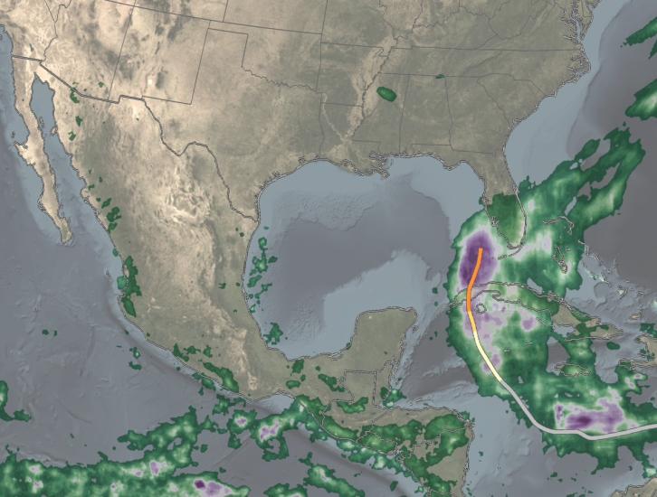 IMERG analysis of Hurricane Ian