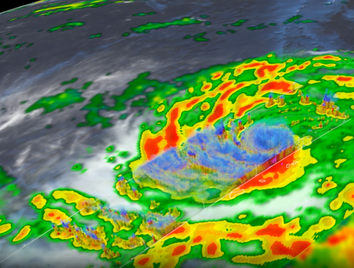 GPM Overpass of Cyclone Bolaven