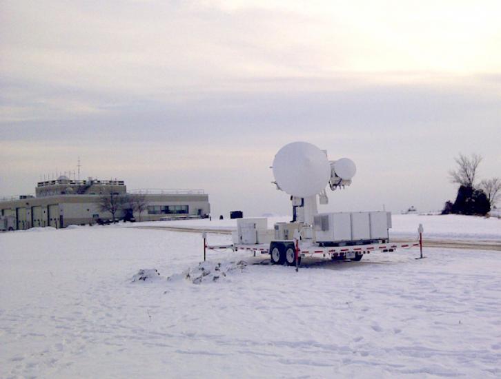 NASA's D3R radar at the GCPEx field campaign.