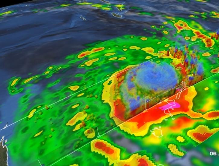 GPM Overpass of Cyclone Harold from April 6th, 2020