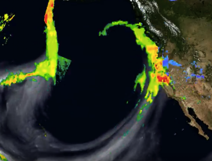 Atmospheric River Slams California