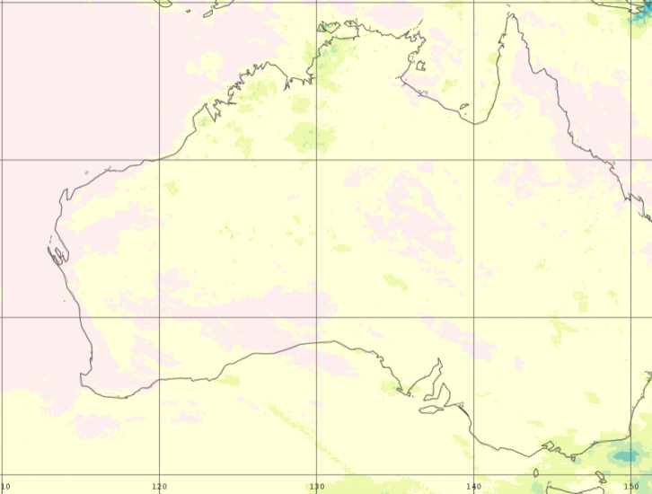 IMERG rainfall totals from Australia in November 2019