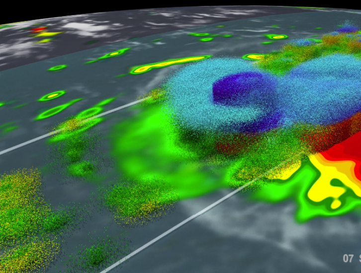 GPM Flies Over Tropical Cyclone Florence