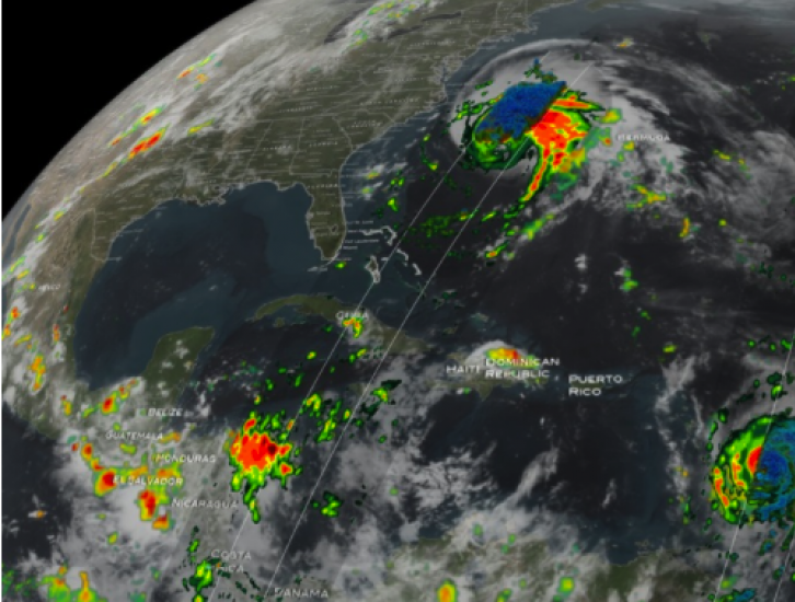 GPM Sees Hurricanes Maria and Jose