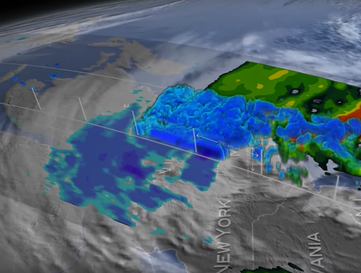 GPM Catches Nor'easter over New England