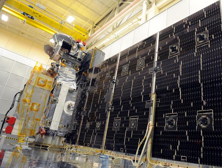 GPM Solar Array Deployment Test
