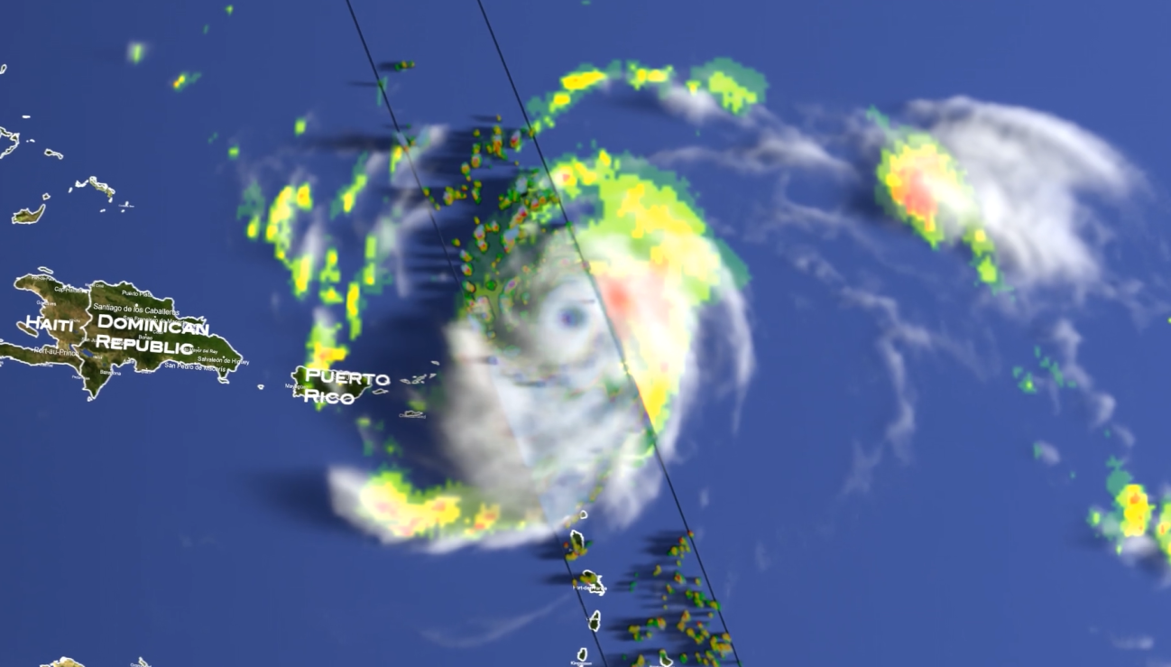 GPM overpass of Hurricane Erin.