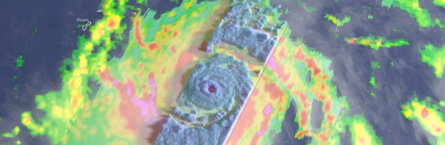 GPM overpass of Typhoon Sinlaku