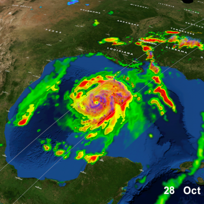 GPM Overpass of Hurricane Zeta on 10/28/20