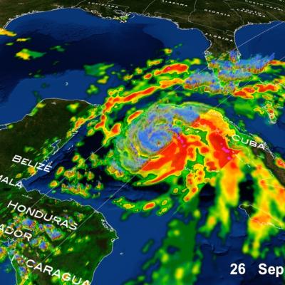 GPM overpass of Hurricane Ian on Sept. 26, 2022