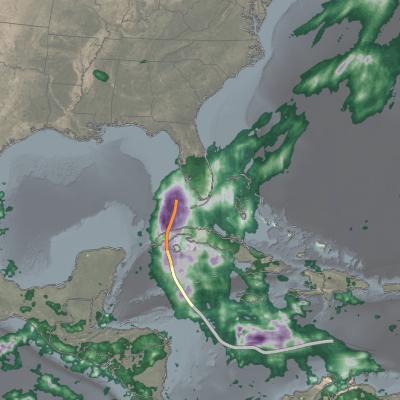 IMERG analysis of Hurricane Ian