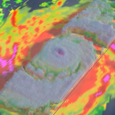 Typhoon Sinlaku GPM overpass