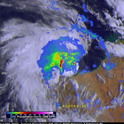 GPM Satellite Reveals Intensity Of Powerful Storms In The Timor Sea 