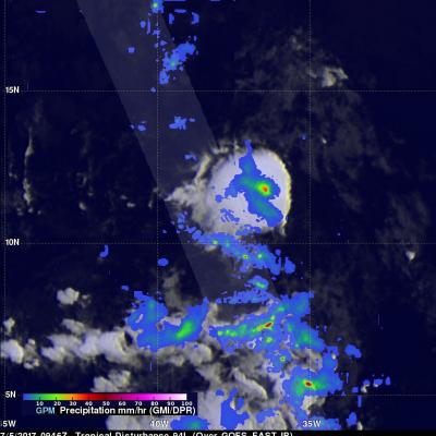 GPM Sees Possible Tropical Cyclone Forming 