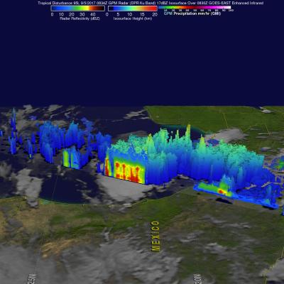 GPM Sees Potential Tropical Depression Developing In The Gulf Of Mexico 