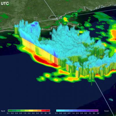 GPM Sees Developing Tropical Storm Barry in the Gulf of Mexico