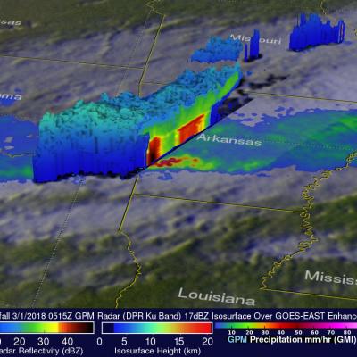 Flooding Downpours Observed By GPM Satellite