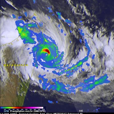  Tropical Cyclone Ava Viewed By GPM