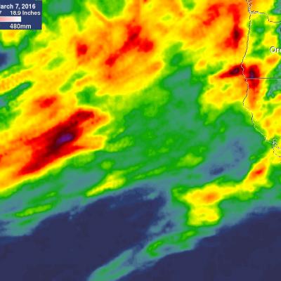 IMERG Analyzes El Niño Fueled California Storms 