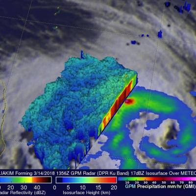 GPM Sees Tropical Cyclone Eliakim Forming, Threatening Madagascar 