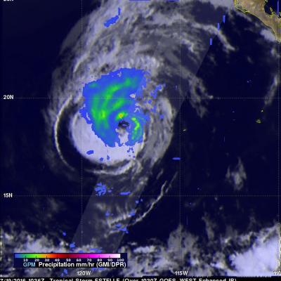 GPM Used To Evaluate Tropical Storm Estelle 