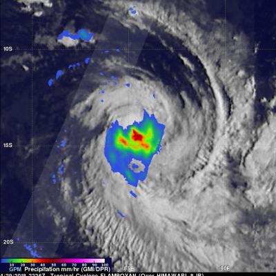 GPM Satellite Views Tropical Cyclone FLAMBOYAN's Rainfall