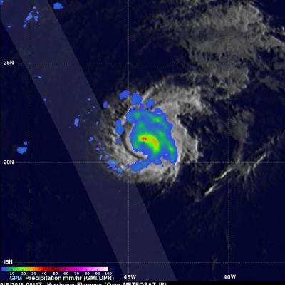 GPM Sees Hurricane Florence Swirling In The Central Atlantic