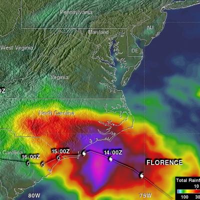 Hurricane Florence Makes Landfall, Brings Torrential Rains and Record Flooding to the Carolinas