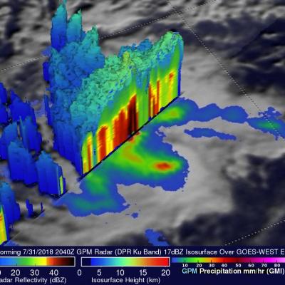 GPM Sees Tropical Storm Hector Forming 
