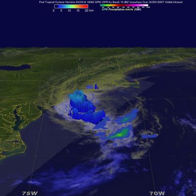 GPM Takes Parting Look At Hermine 