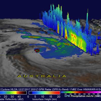  GPM Finds Heavy Rain In Short Lived Tropical Cyclone Hilda