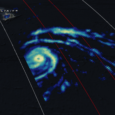 GPM Views Hurricane Lane Approaching Hawaii