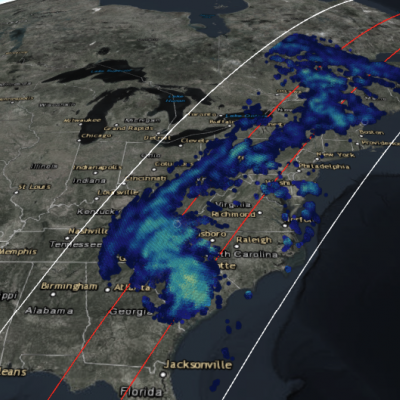 GPM Views Downgraded Hurricane Michael Soaking the Eastern U.S.