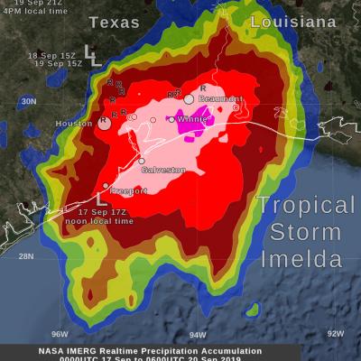 Tropical Storm Imelda Brings Flooding Rain To Texas