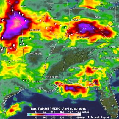 Severe Weather In Tornado Alley And Eastward