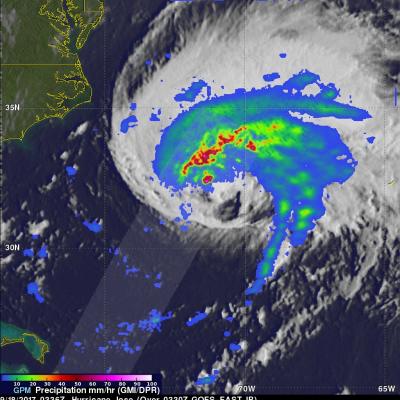 Jose Continues to Meander off the East Coast