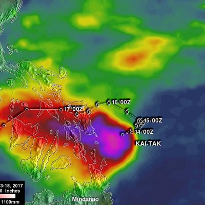 Deadly Tropical Storm Kai-tak Examined With IMERG And GPM Satellite